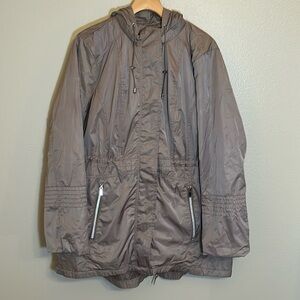 Brooke Shields Timeless Light Weight Full Zip Hooded Jacket